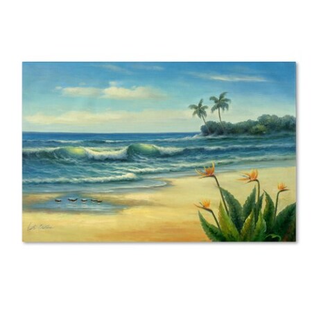 Trademark Fine Art Victor Giton 'Paradise' Canvas Art, 30x47 MA0439-C3047GG